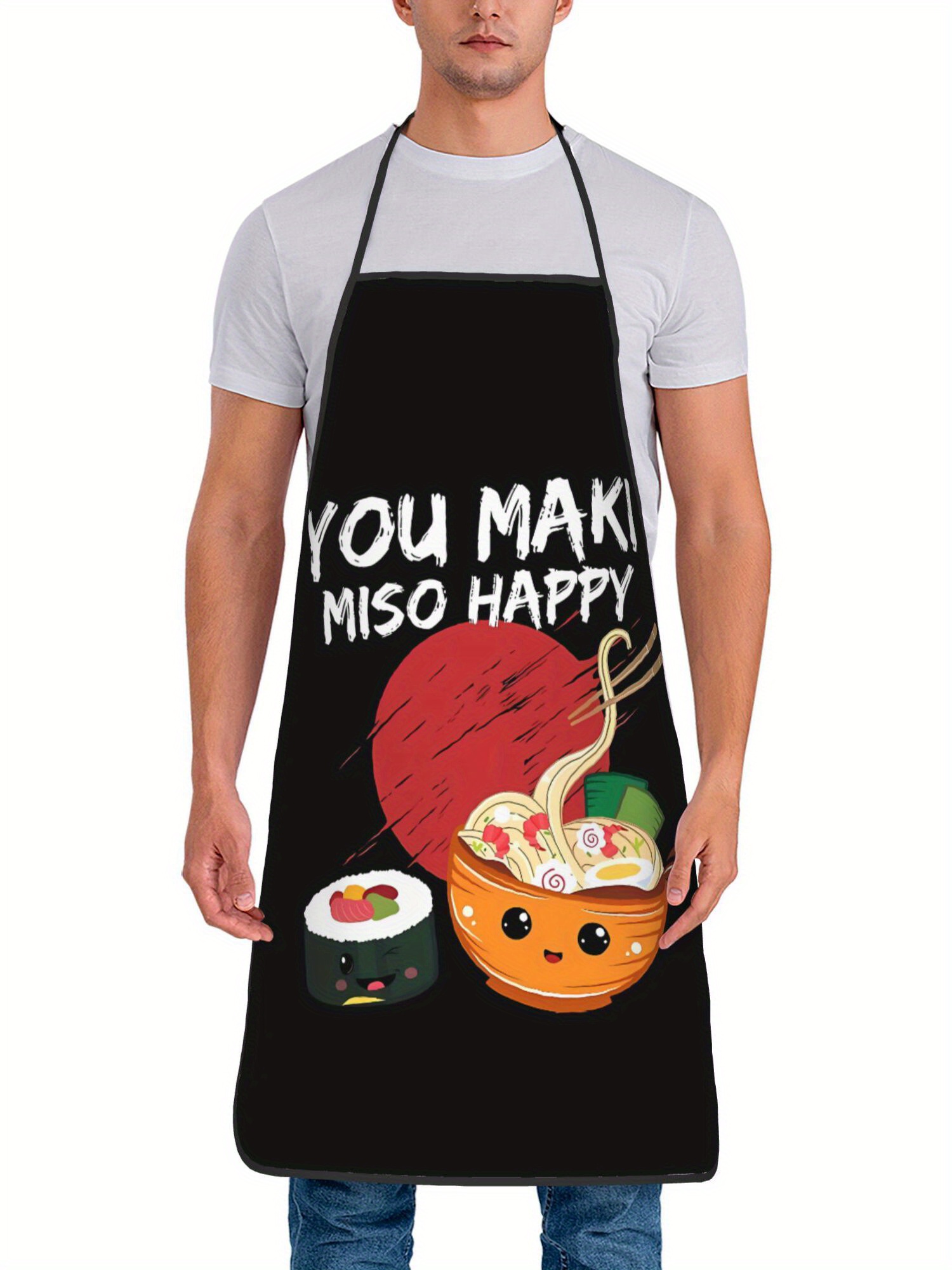 Home Cooking Japanese Food - Japanese Cooking Apron - Cute Sushi