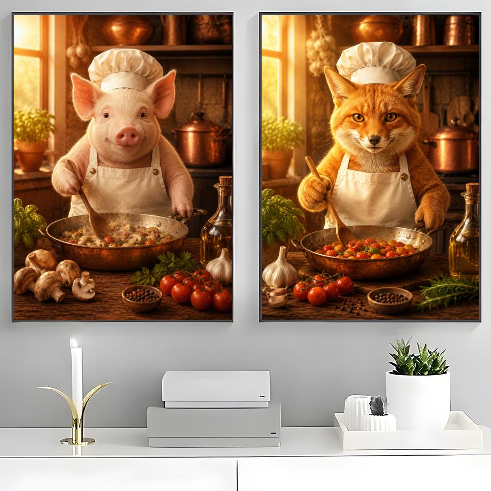 Funny Animal Chef Kitchen Cook - Home Cooking Definition 评论和价格