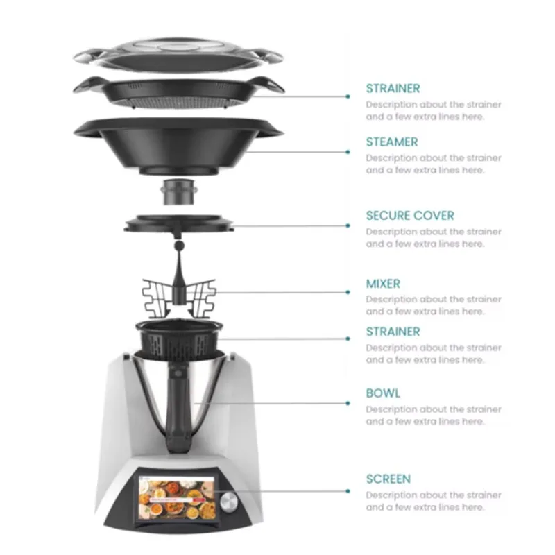 Automatic cooking machine Smar - Home Cooking Robot 评论和价格