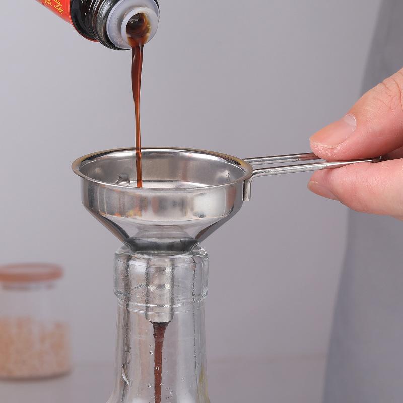 Stainless Steel Funnel With Ha - Home Cooking Oil 评论和价格