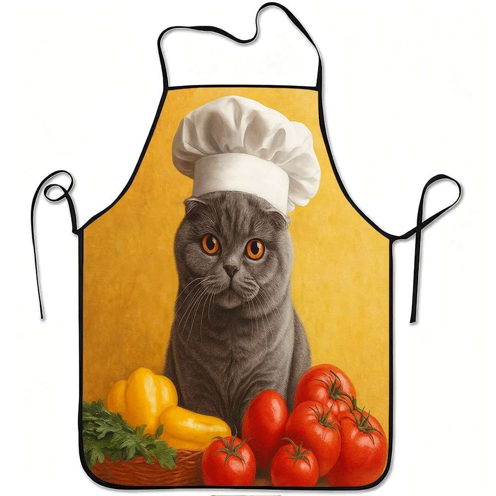 1pc Polyester Protective Apron - Home Cooking Definition 评论和价格