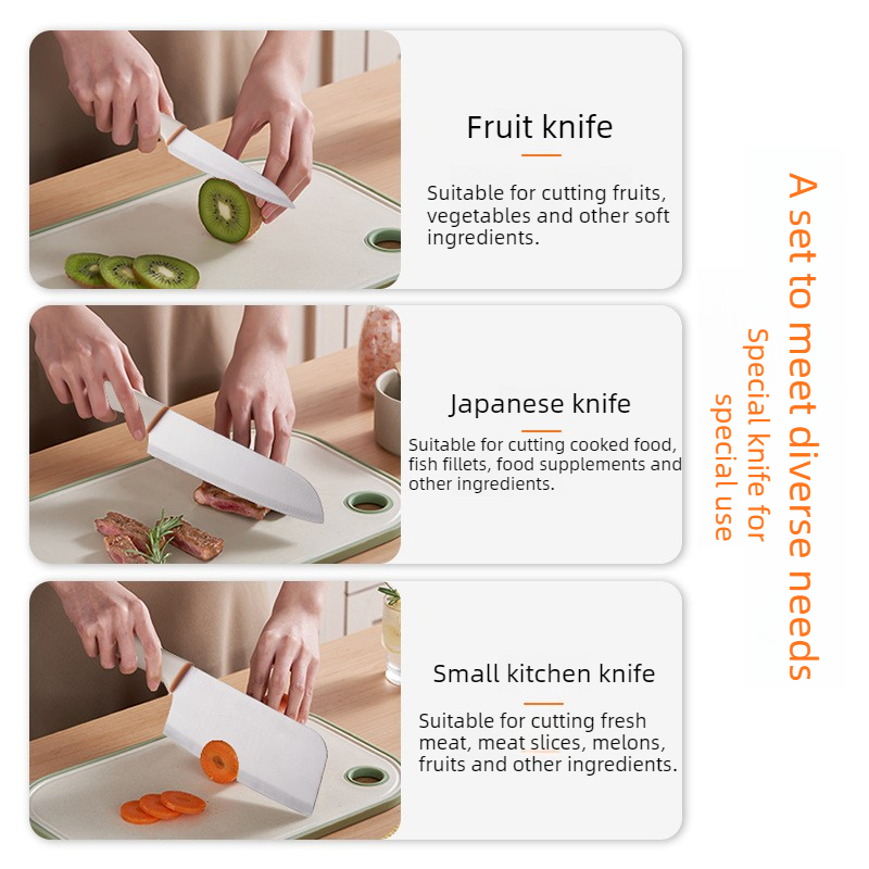 Ladies Kitchen Knife Set Japan - Home Cooking Japanese Food 评论和价格